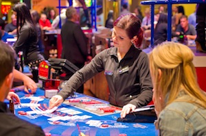 gambling representing security table stakes